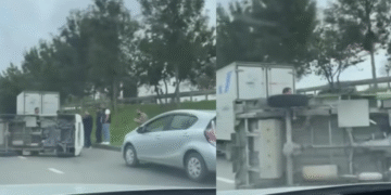 ავარია თბილისში აეროპორტის გზაზე