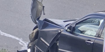 ავტომობილი დაახლოებით 100 მეტრის მანძილზე მოცურდა… – ავარია თელავში