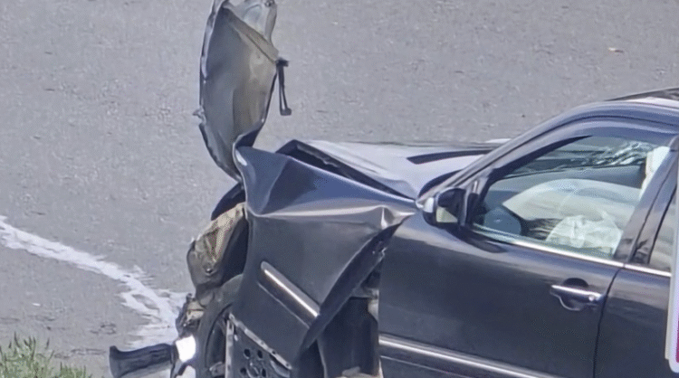 ავტომობილი დაახლოებით 100 მეტრის მანძილზე მოცურდა… – ავარია თელავში