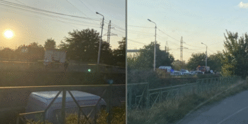 ავტომობილი არხში გადავარდა