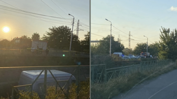 ავტომობილი არხში გადავარდა