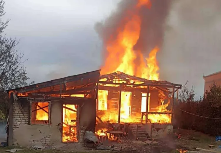 ბაღდათში საცხოვრებელი სახლი დაიწვა