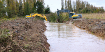 იმერეთში ყუმური-შუახის სადრენაჟე სისტემაზე სამუშაოები მიმდინარეობს