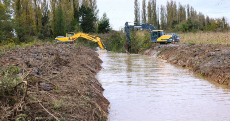 იმერეთში ყუმური-შუახის სადრენაჟე სისტემაზე სამუშაოები მიმდინარეობს
