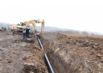 კორპორაცია მაგისტრალური გაზსადენის „ქუთაისი-სოხუმის“ 300 მეტრიან ახალ მონაკვეთს აშენებს